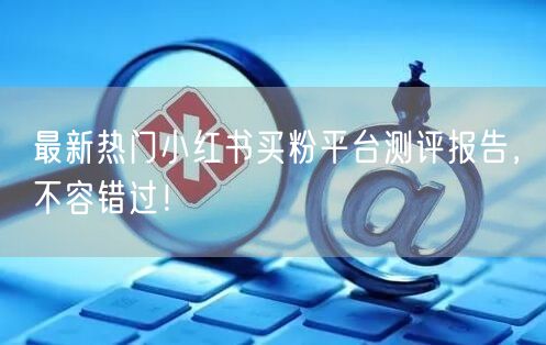 最新热门小红书买粉平台测评报告，不容错过！